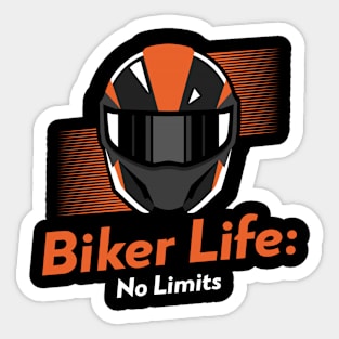 Biker Life: No Limits Sticker